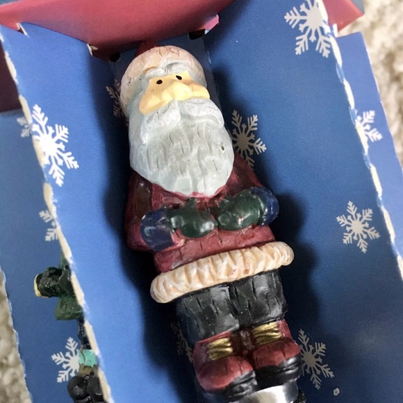 JOIE DE VIVRE Christmas Cheese Spreaders Knives 4 Pc Set Reindeer Santa Snowman - Picture 3 of 12